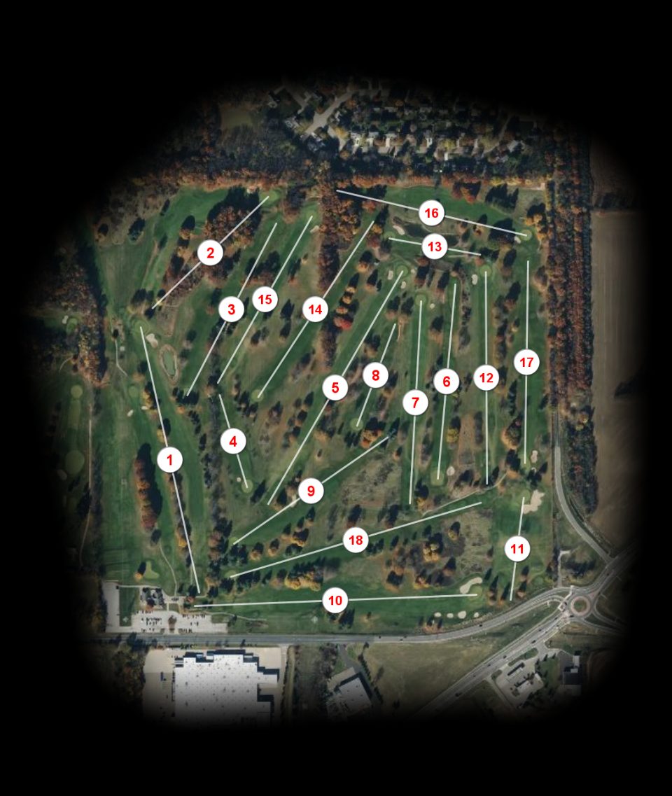 Eastern Hills Golf Club 18-Hole course overview