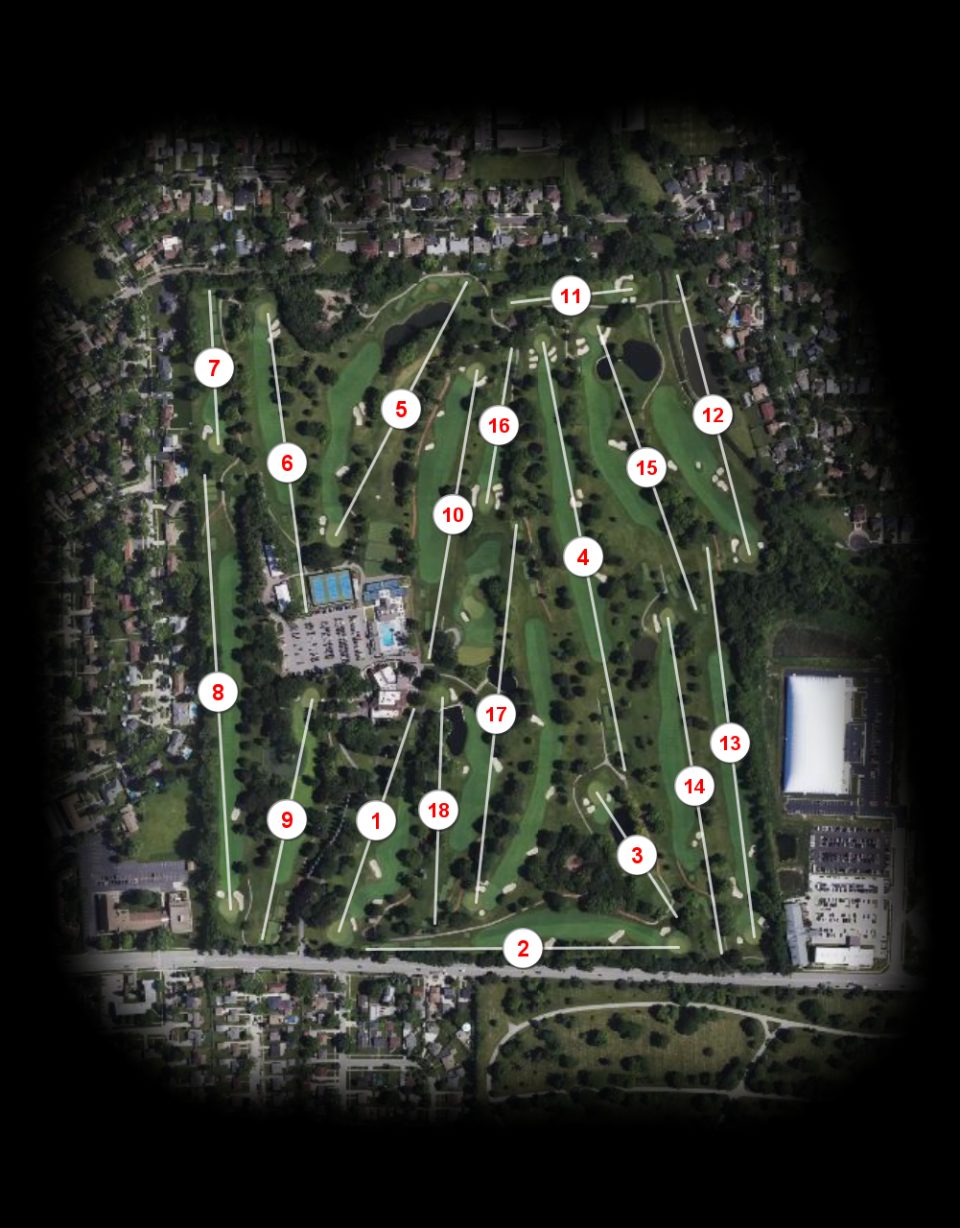 River Forest Country Club course overview