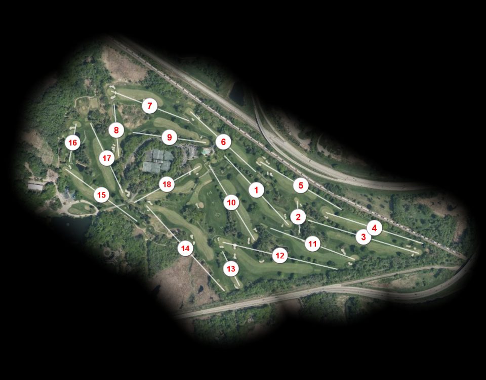 Woodhill Country Club course overview