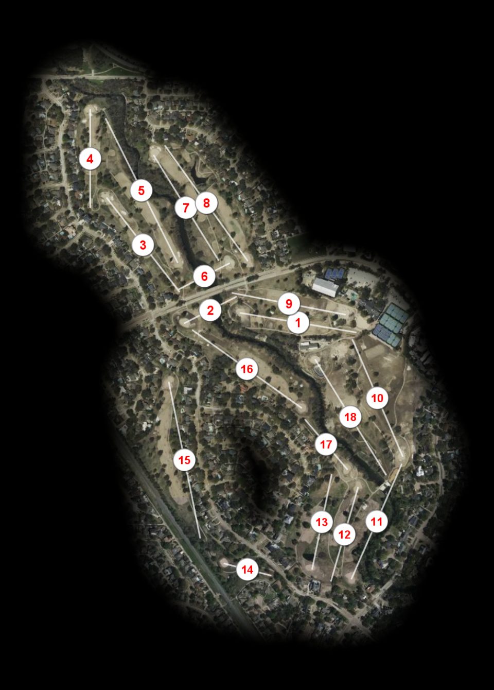 Canyon Creek Country Club course overview