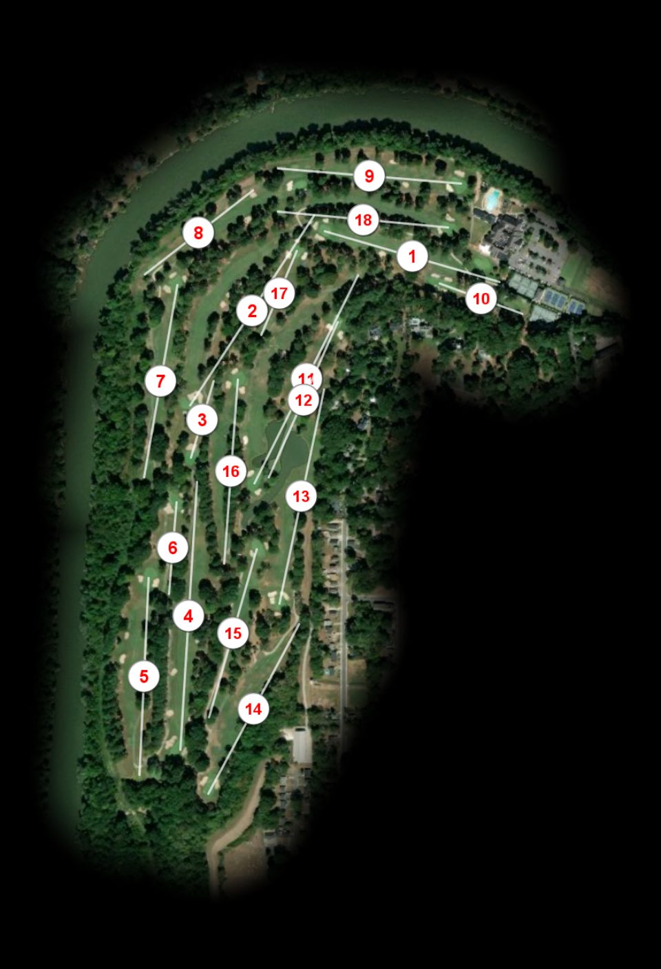 Coosa Country Club course overview