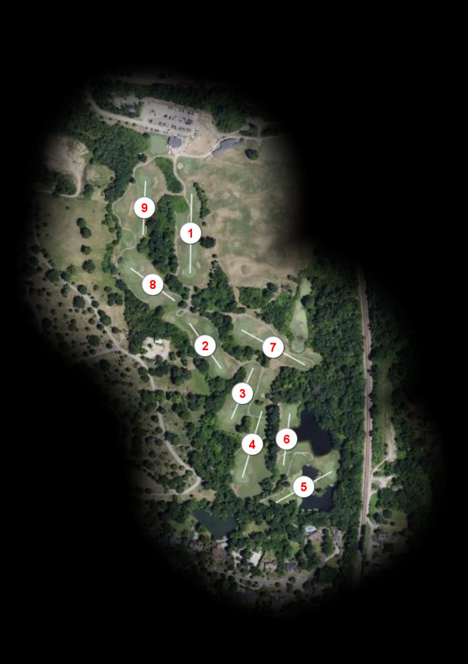 Tri County Golf Ranch Par 3 course overview