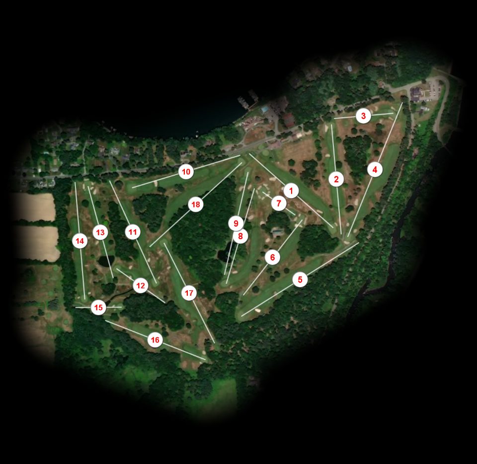 Teugega Country Club course overview