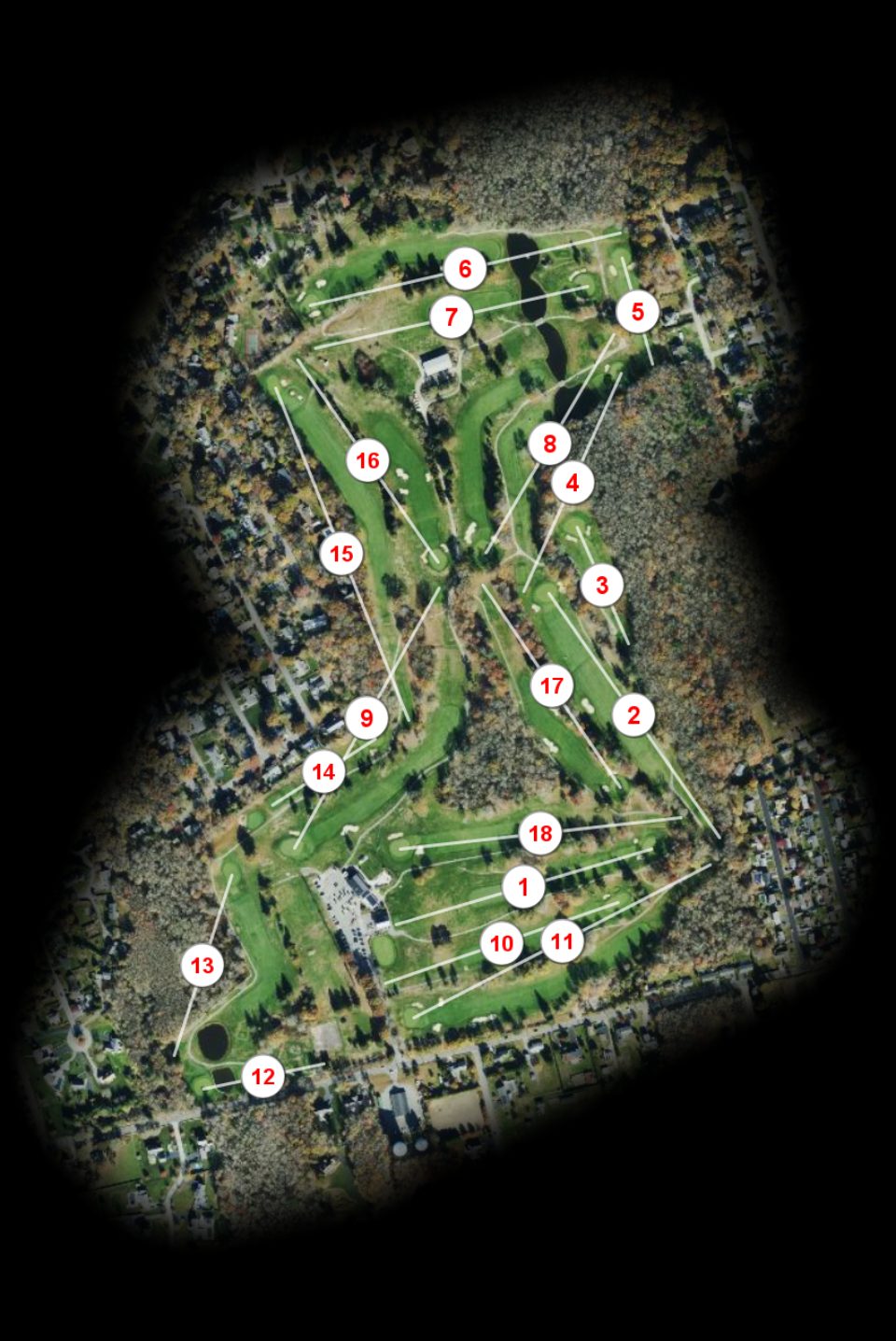 Allendale Country Club course overview