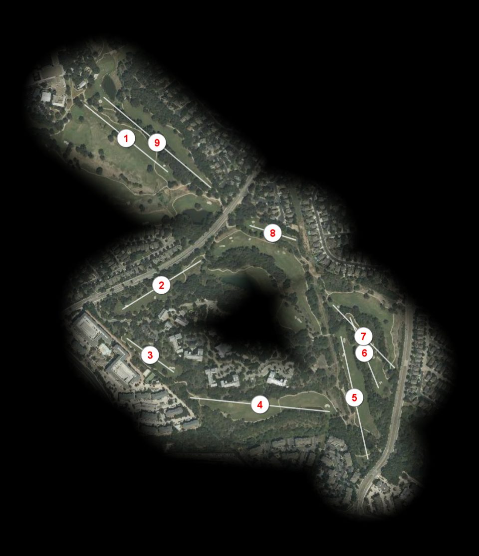 Creeks nine at Hyatt Hill Country Golf Club