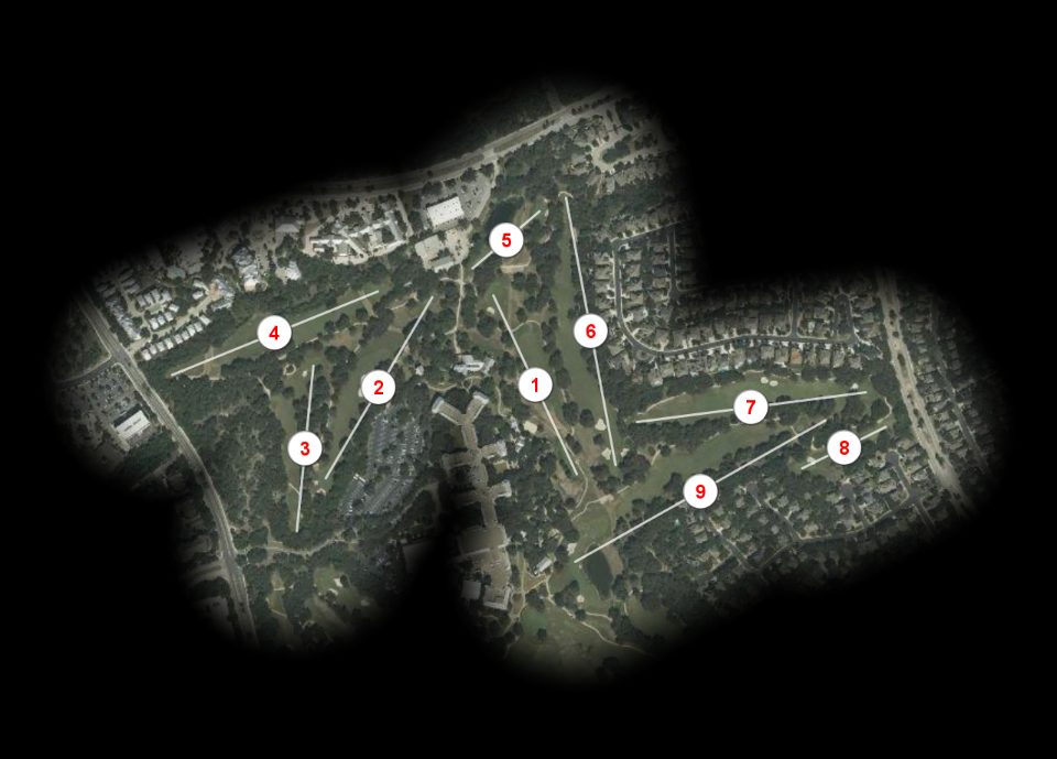 Oaks nine at Hyatt Hill Country Golf Club