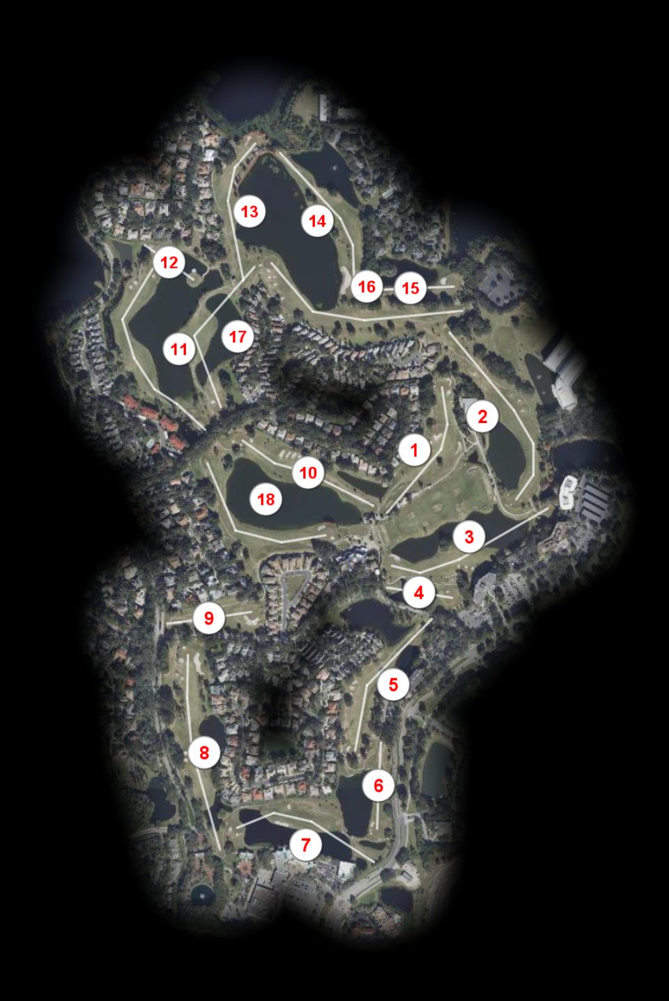 Heathrow Country Club course overview