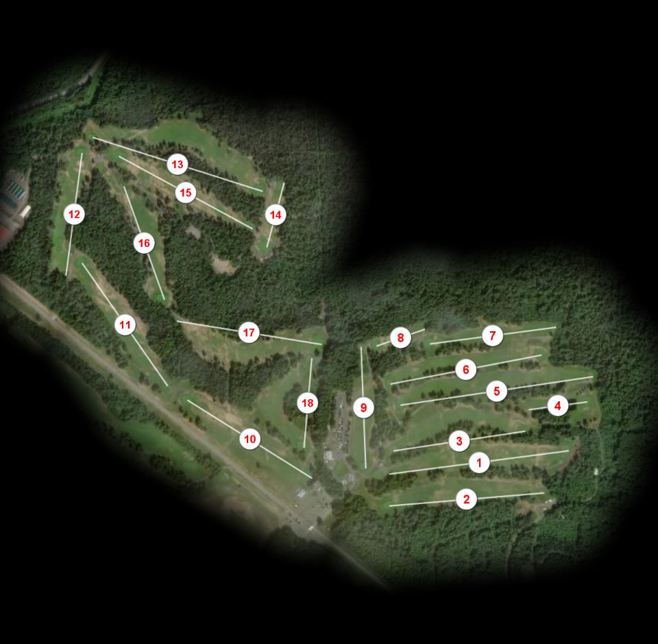 Moose Run Golf Club Hill course overview