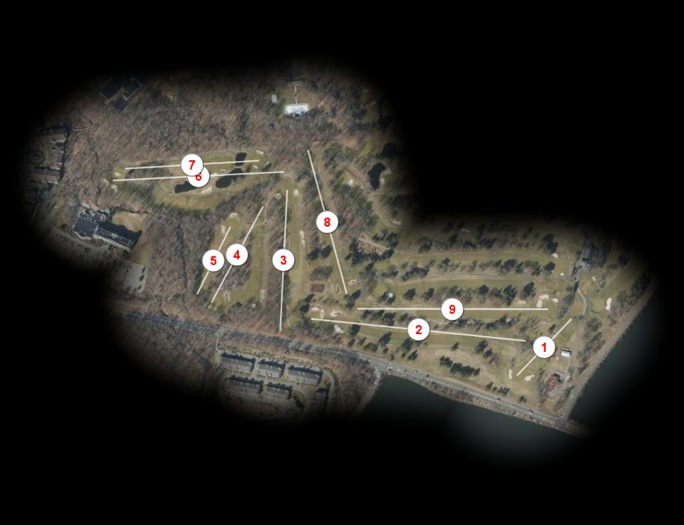 Lakeside nine at Blue Hill Golf Club