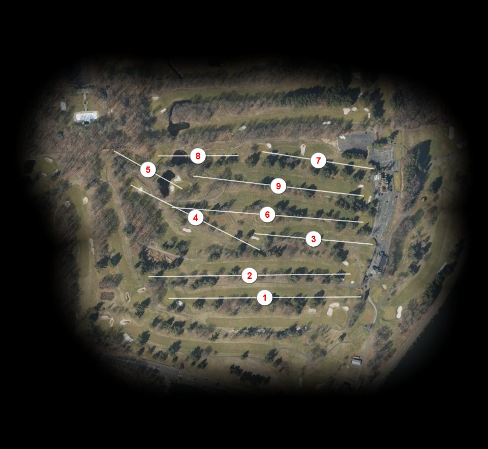 Pines nine at Blue Hill Golf Club
