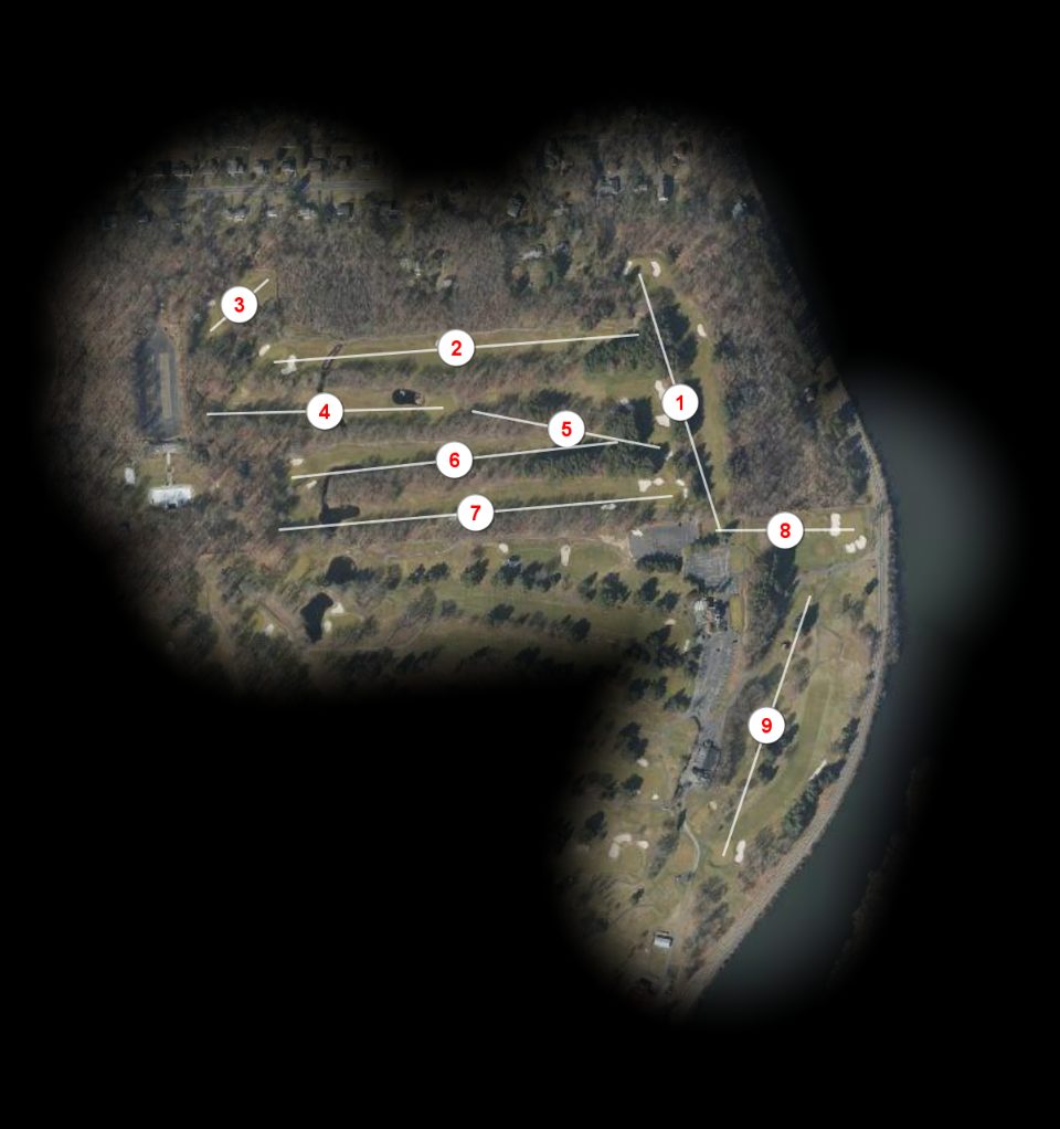 Woodlands nine at Blue Hill Golf Club