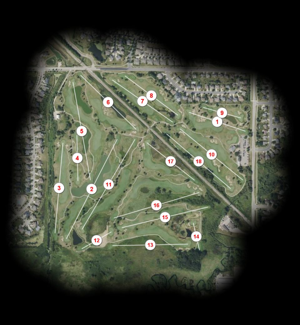 Meadows of Six Mile Creek course overview