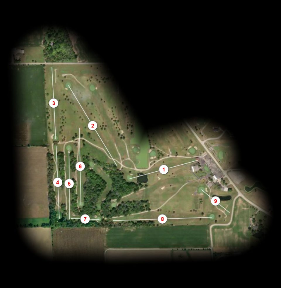 Woodland nine at Beechwood Country Club