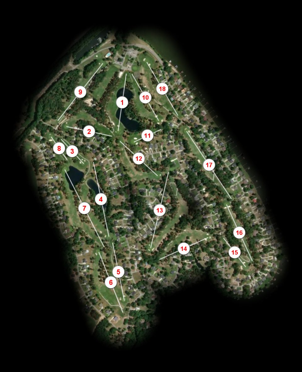 Santee Cooper Country Club course overview