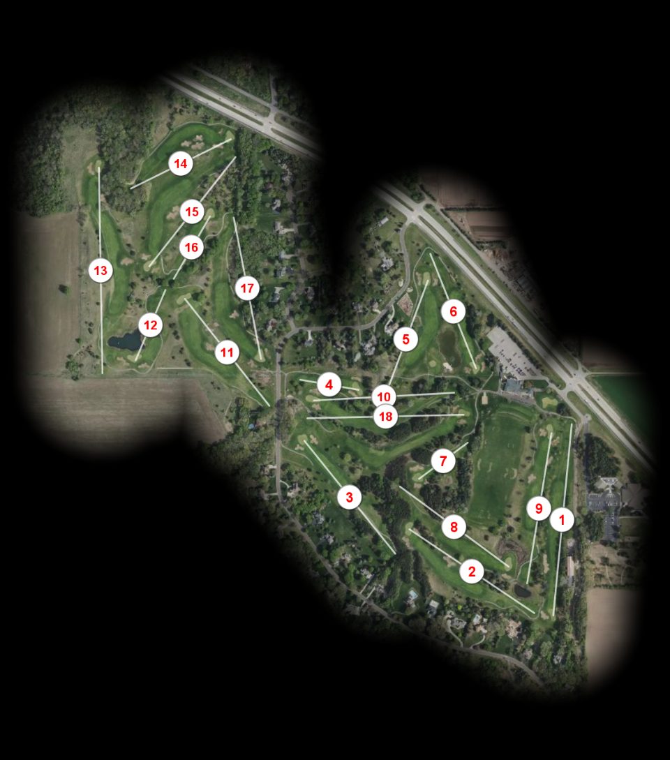 River Oaks Municipal Golf Club course overview