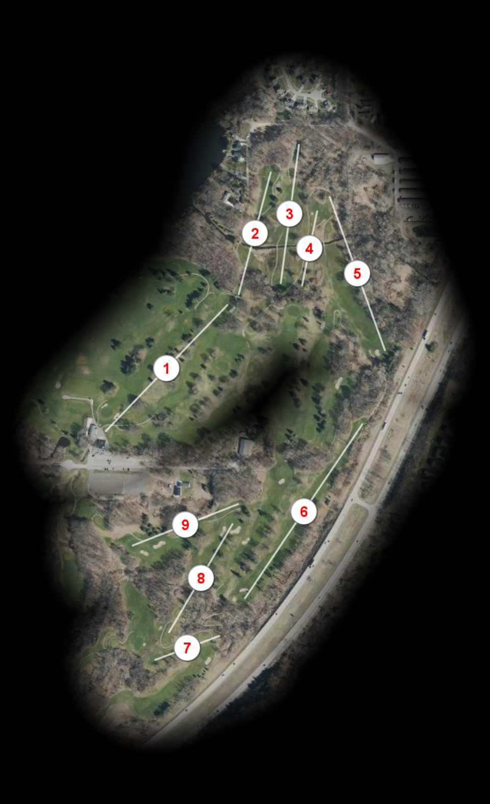 White nine at Scott Lake Golf