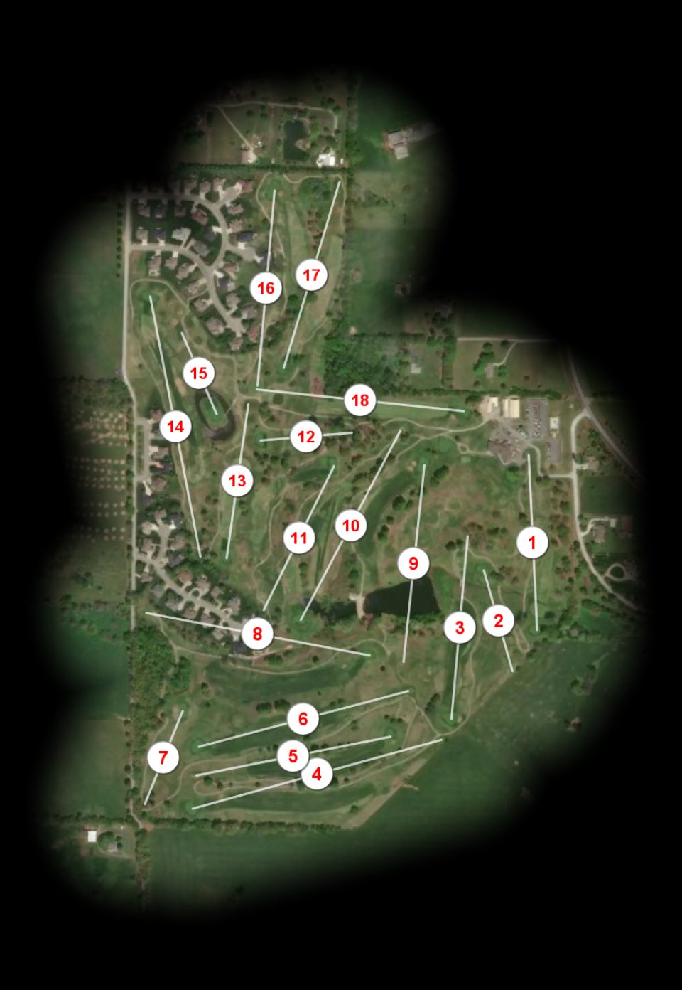 Island Green Golf Club course overview