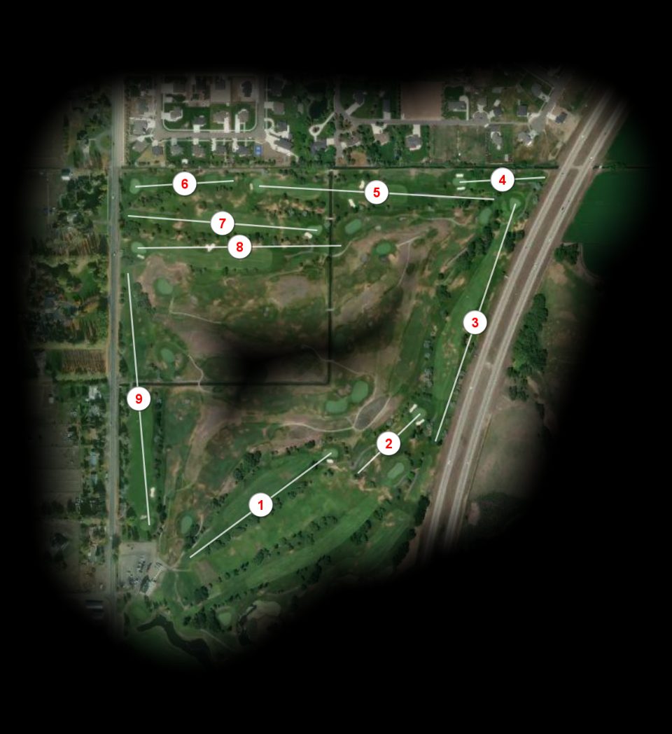 North nine at Teton Lakes Golf Course