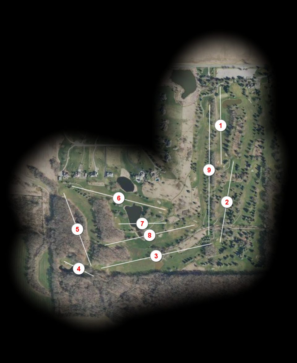Back nine at Briarwood Golf Club