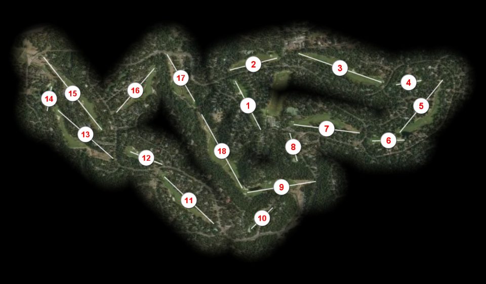 Forest Highlands Golf Club Canyon course overview