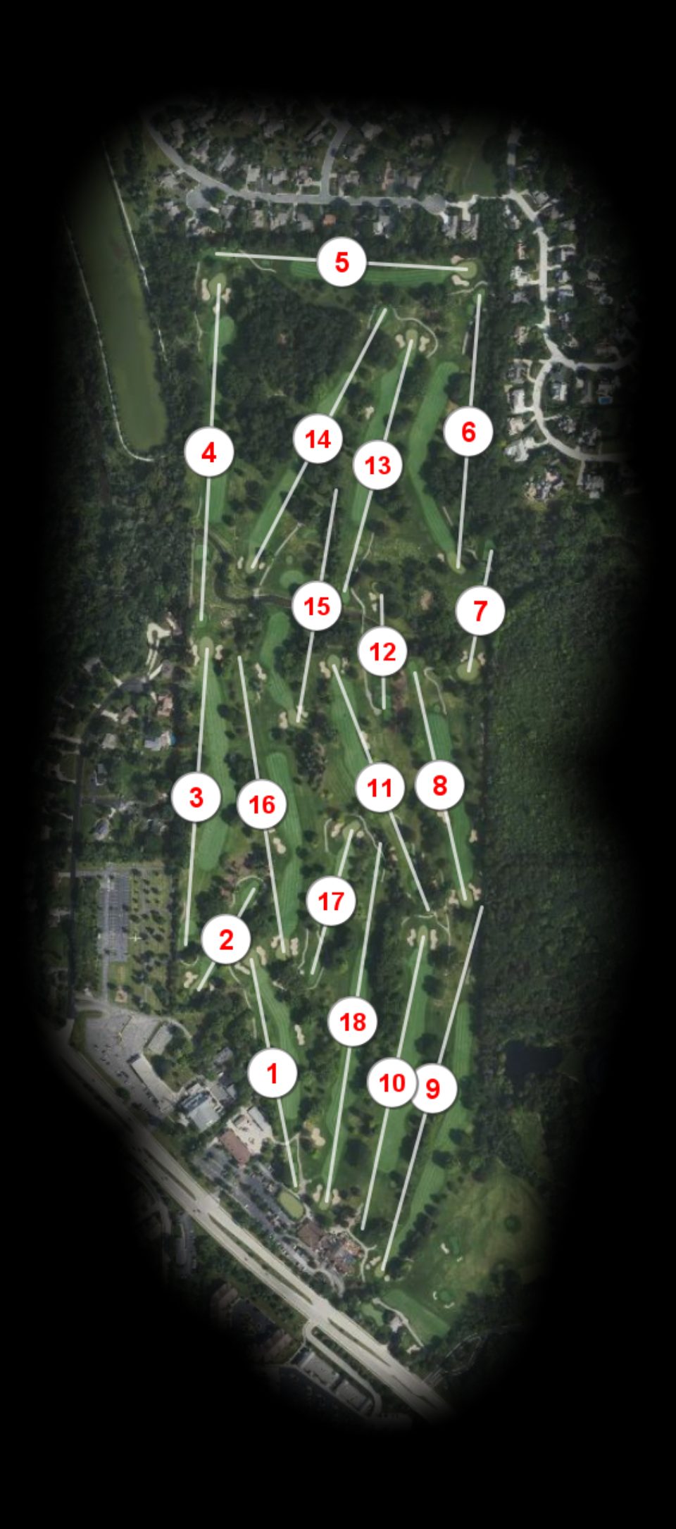 North Hills Country Club course overview