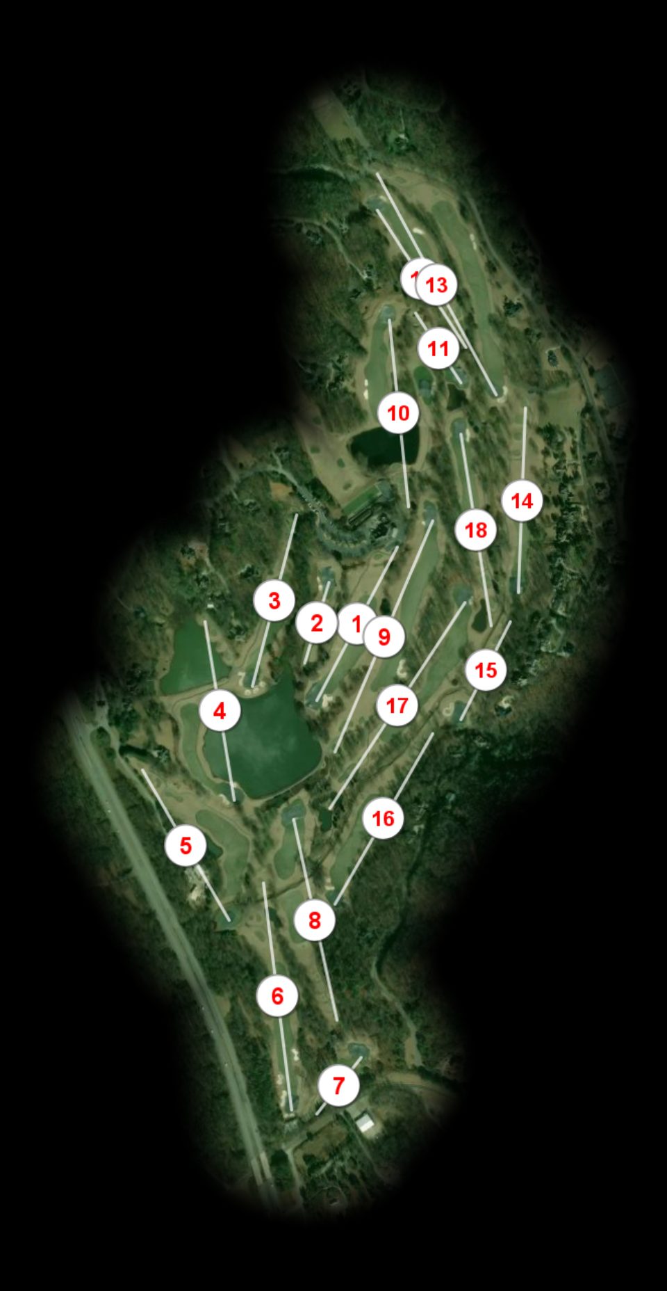 The Cliffs Valley Club course overview