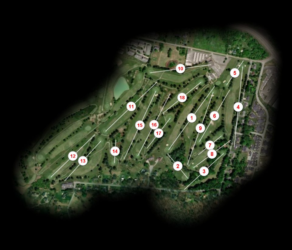 Tri Cities Golf Club Woods-Pines course overview