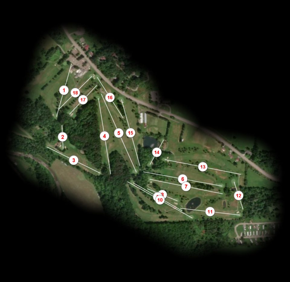 Canasawacta Country Club course overview
