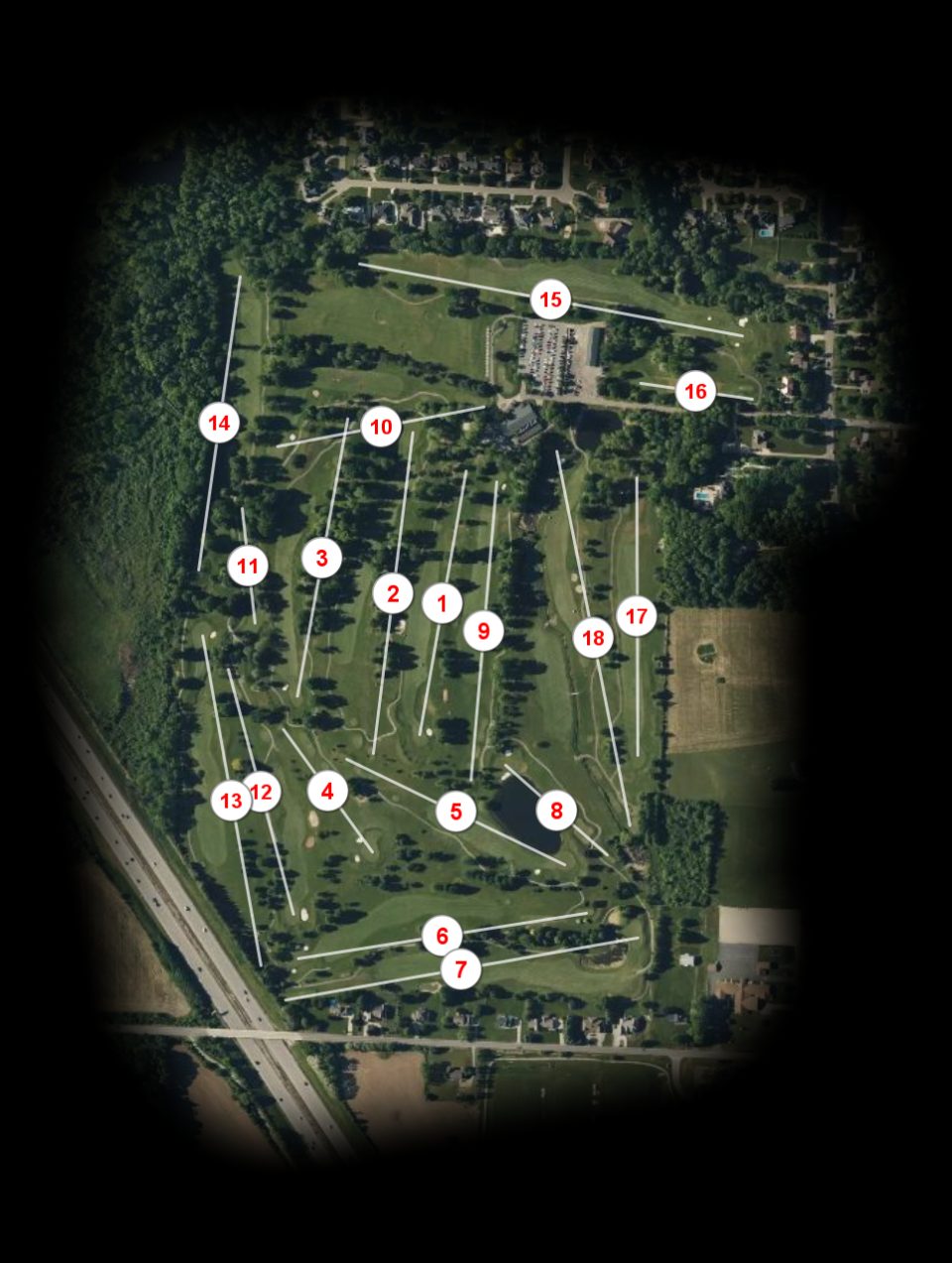 Raintree Country Club course overview