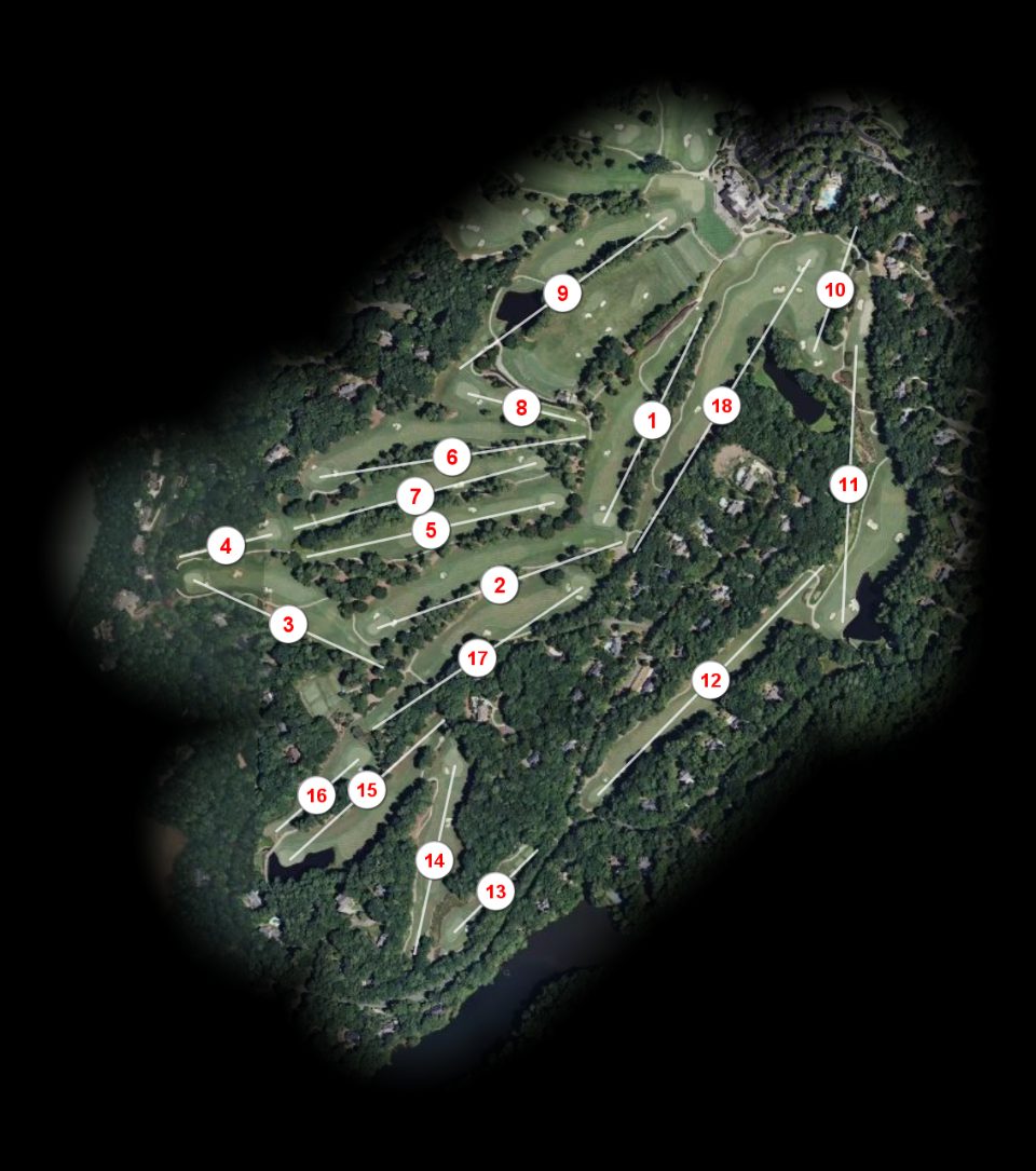 Cherokee Town & Country Club South course overview
