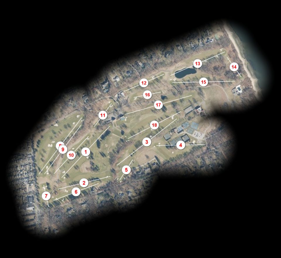 Village Club of Sands Point Village of Sands Point course overview