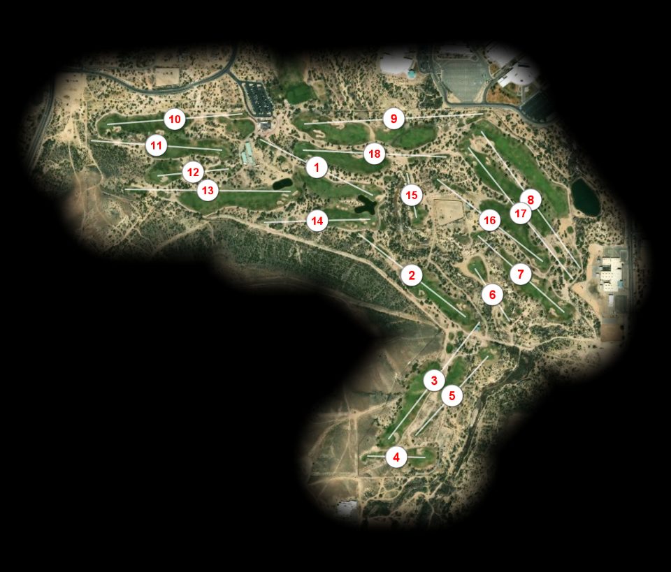 Pinon Hills Golf Course course overview