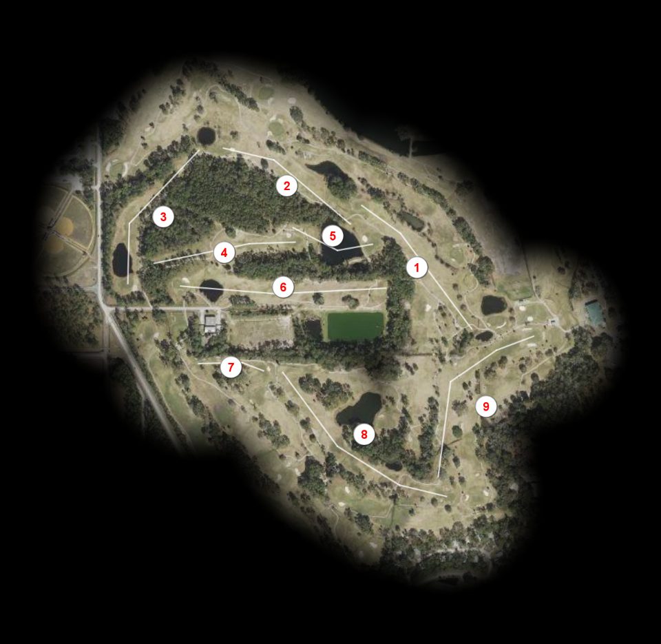 White nine at Casa Linda Oaks Golf Club