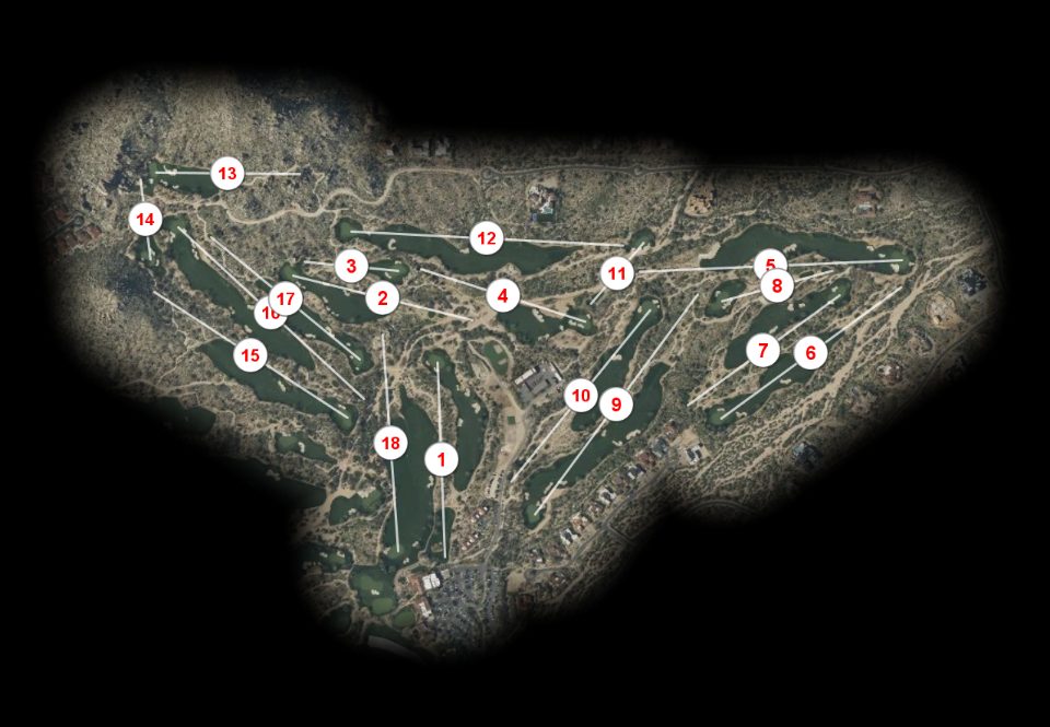 Whisper Rock Golf Club Upper course overview