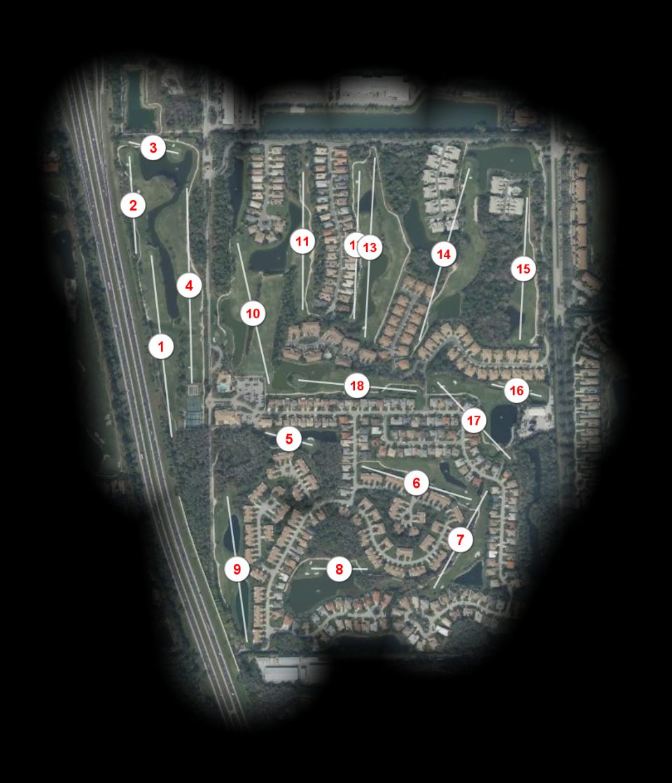 Hunters Ridge Country Club course overview