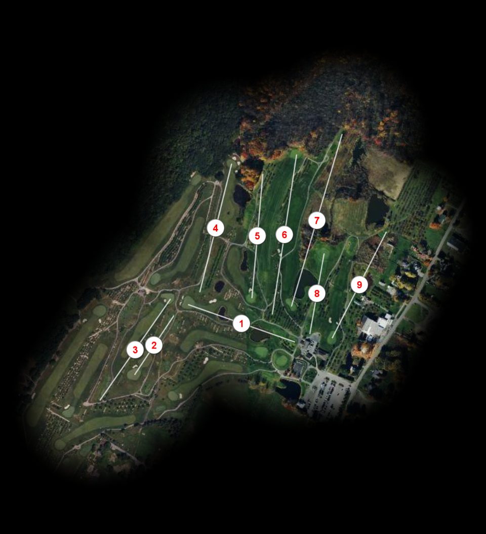 Two nine at Apple Greens Golf Course