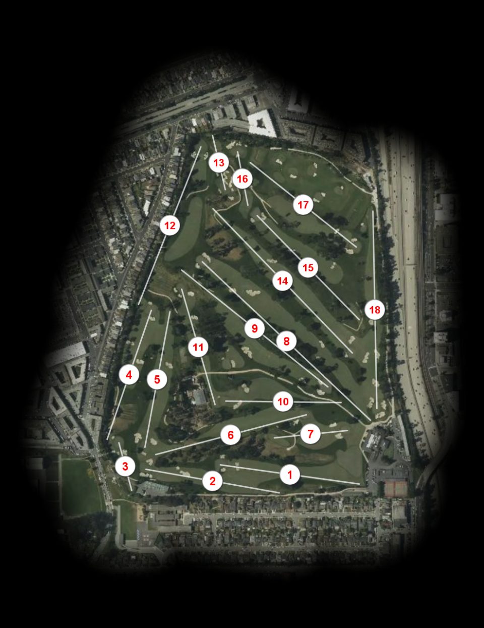 Lake Merced Golf Club course overview