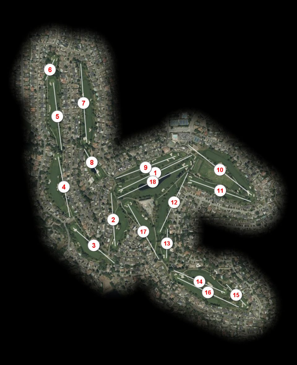 Almaden Golf & Country Club course overview