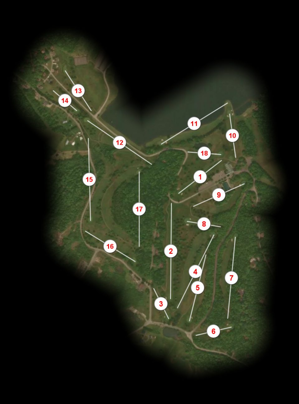Alpine Lake Resort course overview
