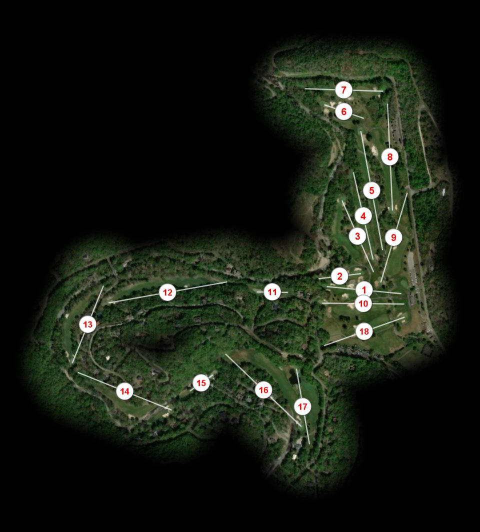 Mount Mitchell Golf Club course overview