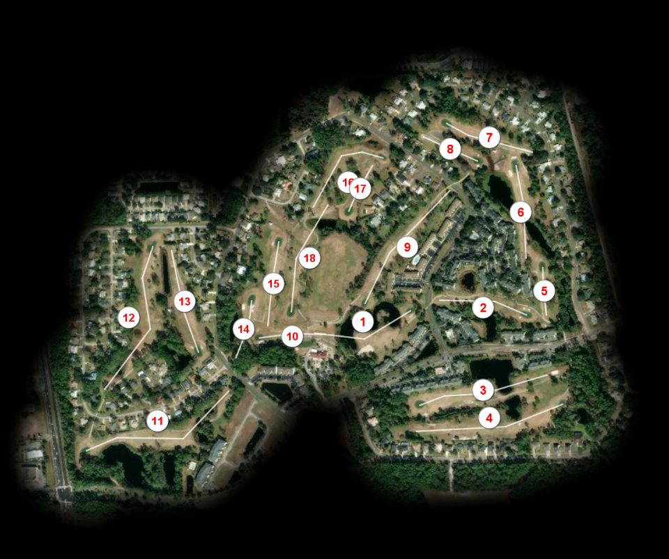 St Augustine Shores Golf Club course overview