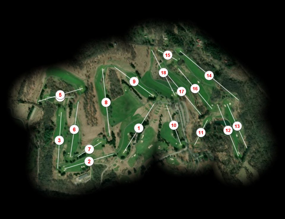 Oglebay Resort Speidel - Jones course overview