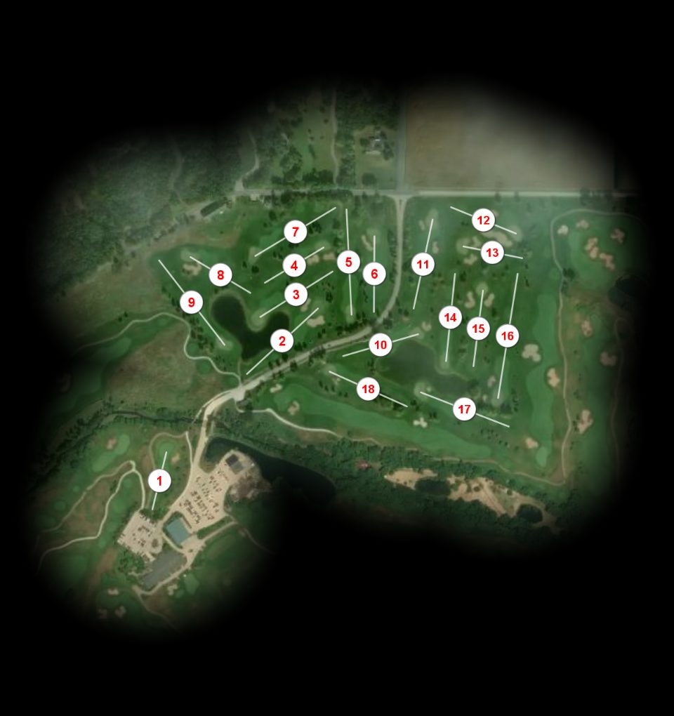 Hawks View Golf Club Barn Hollow course overview