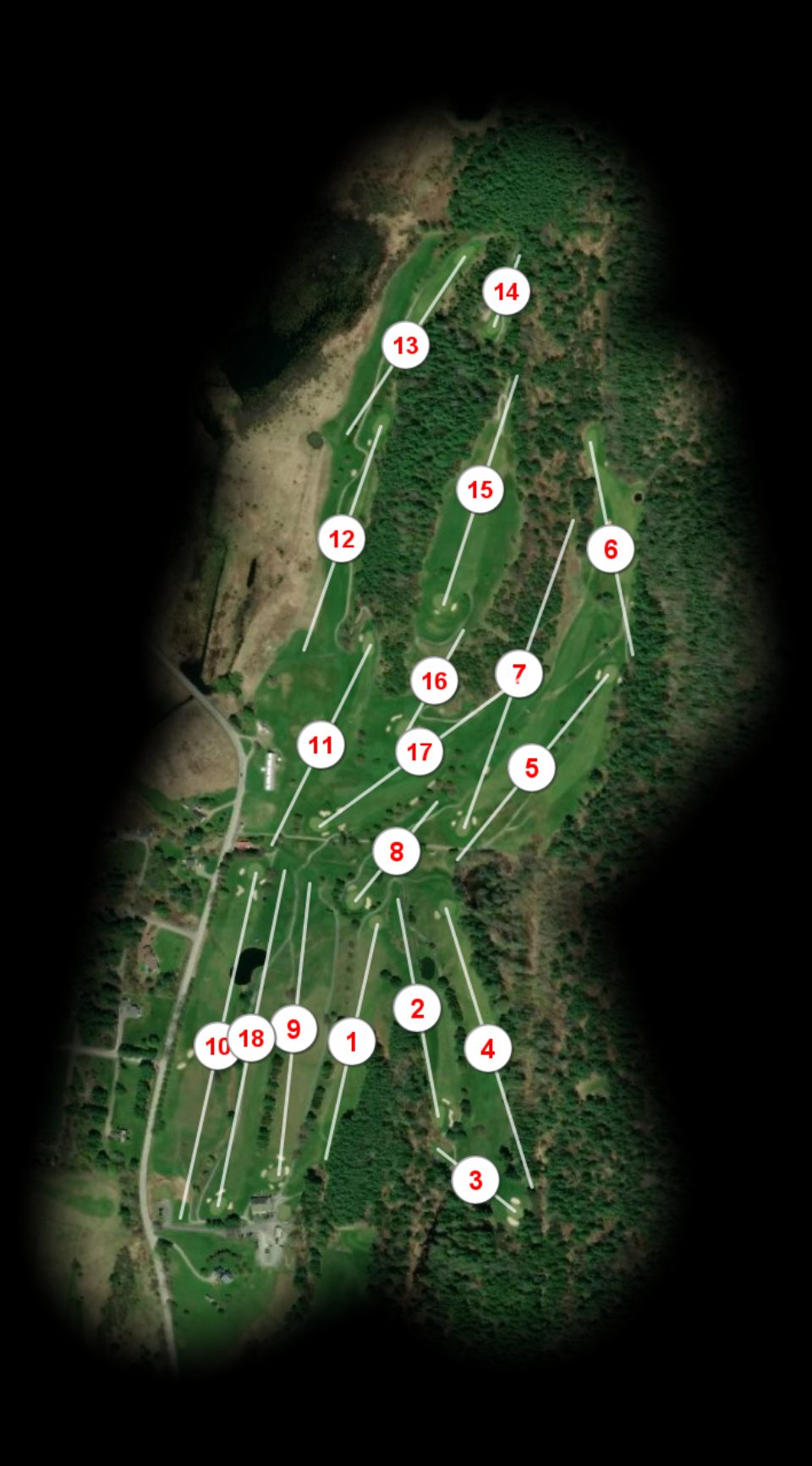 Lake St Catherine Country Club course overview