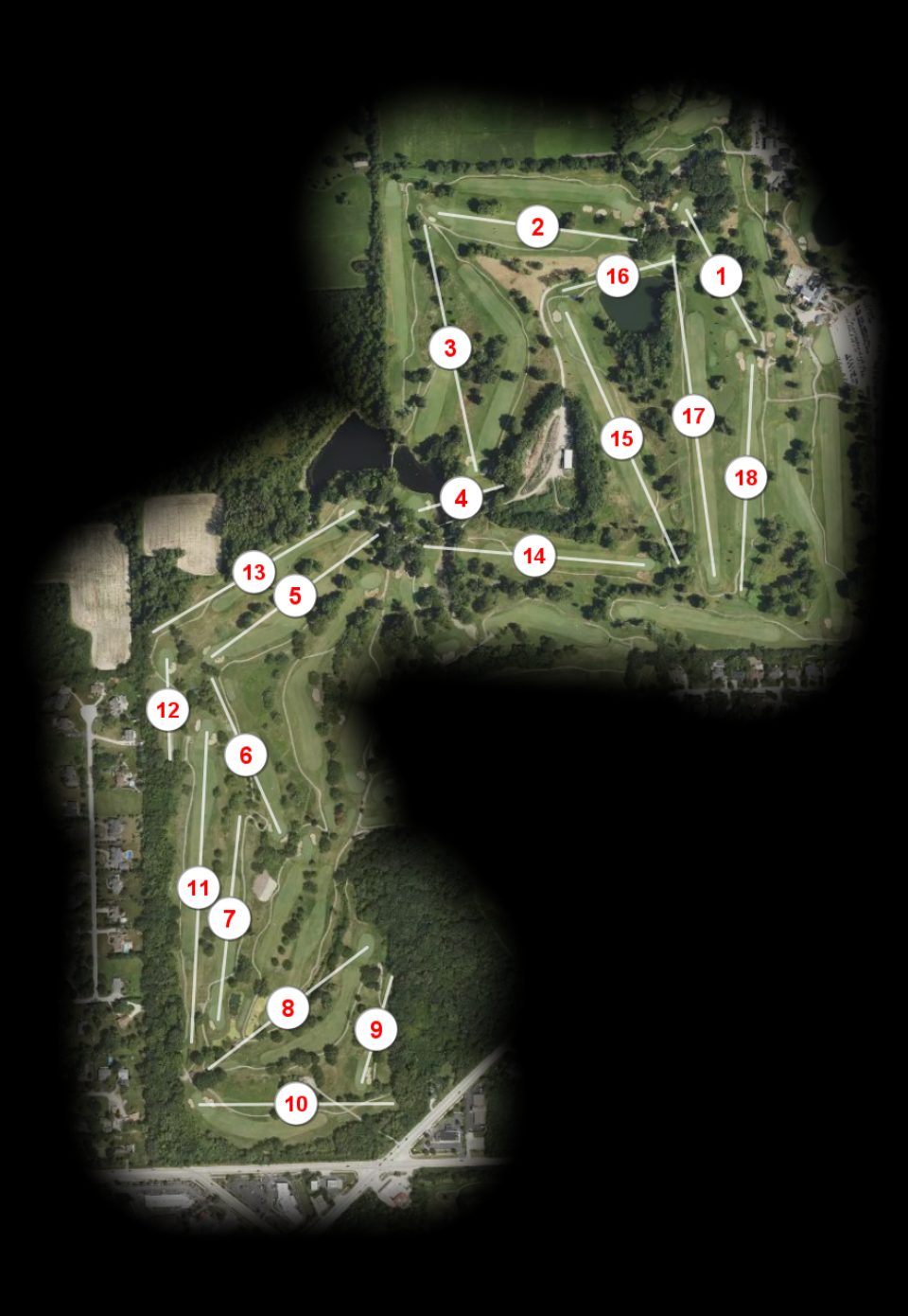 Cog Hill Golf and Country Club #3 course overview