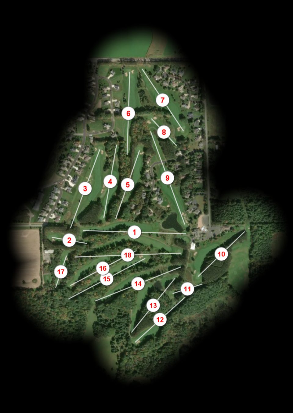 Greenwood Hills Country Club course overview