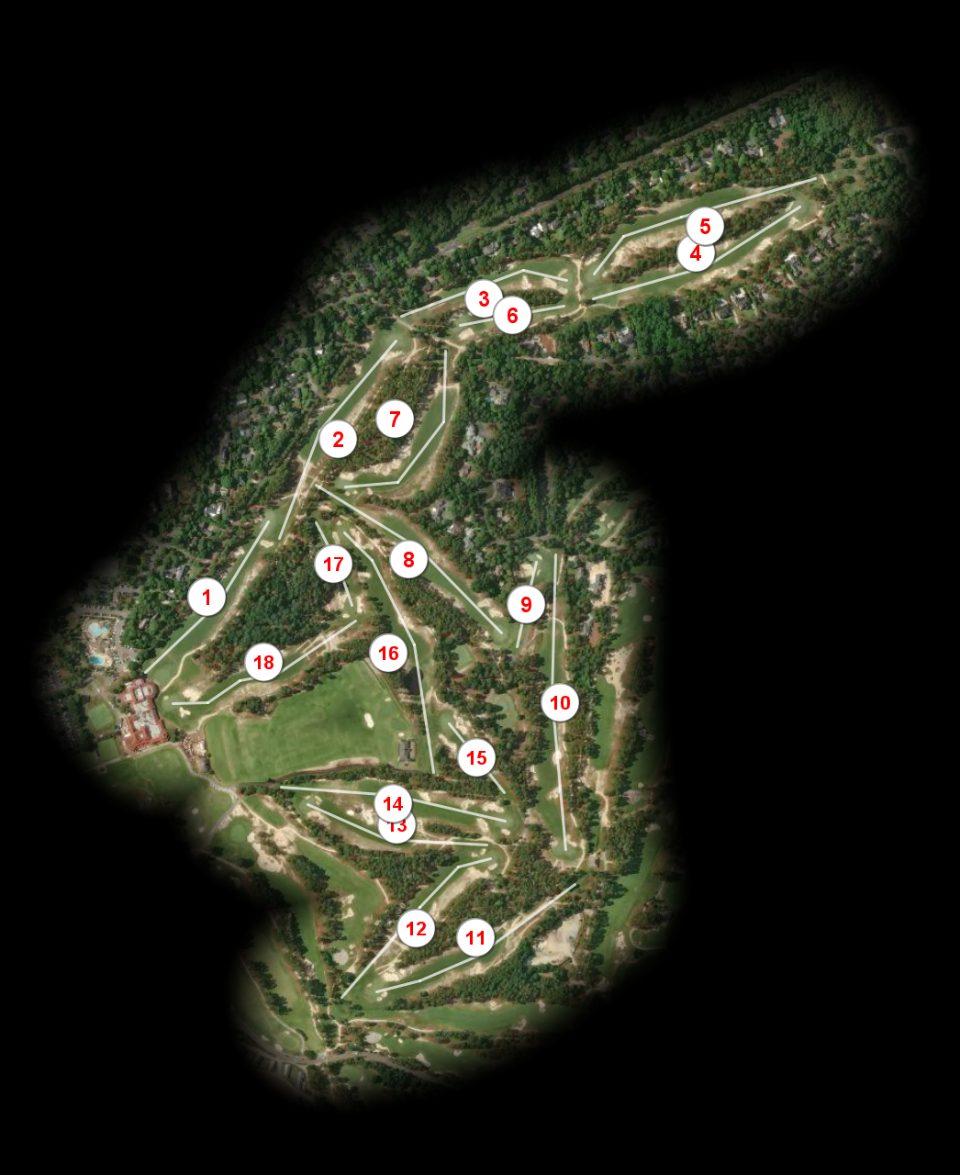 Pinehurst Country Club #2 course overview