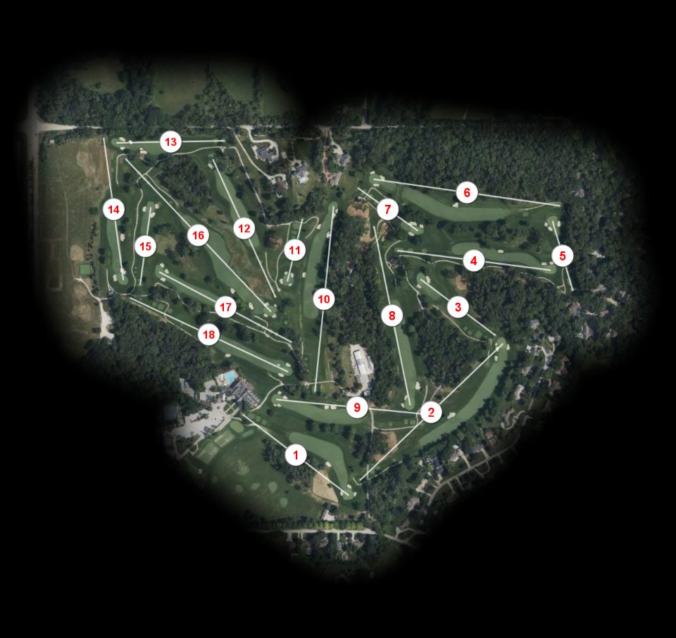Omaha Country Club course overview