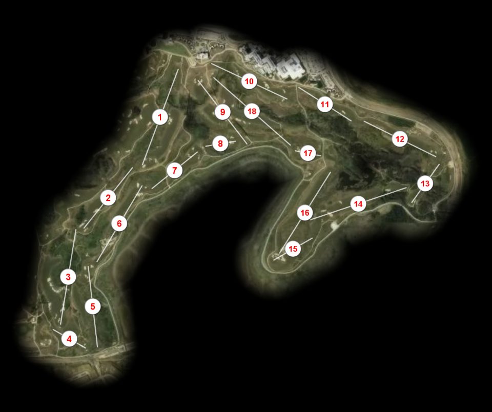 PGA Frisco Fields Ranch East course overview