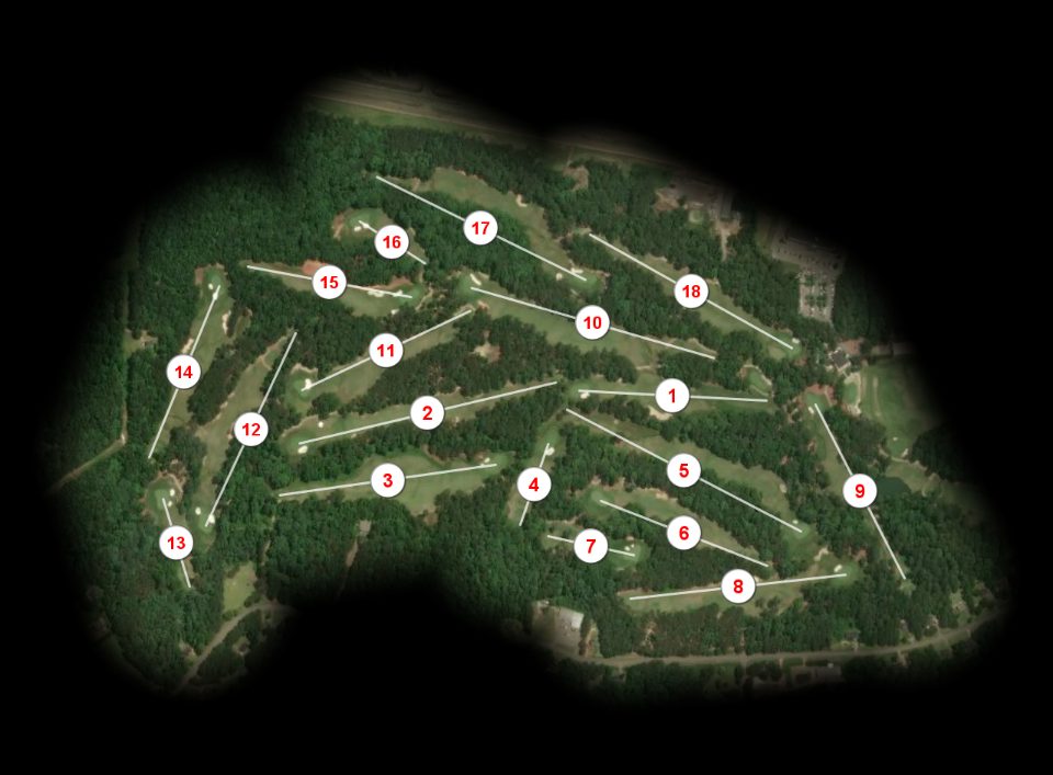 Dancing Rabbit Golf Club Azalea course overview